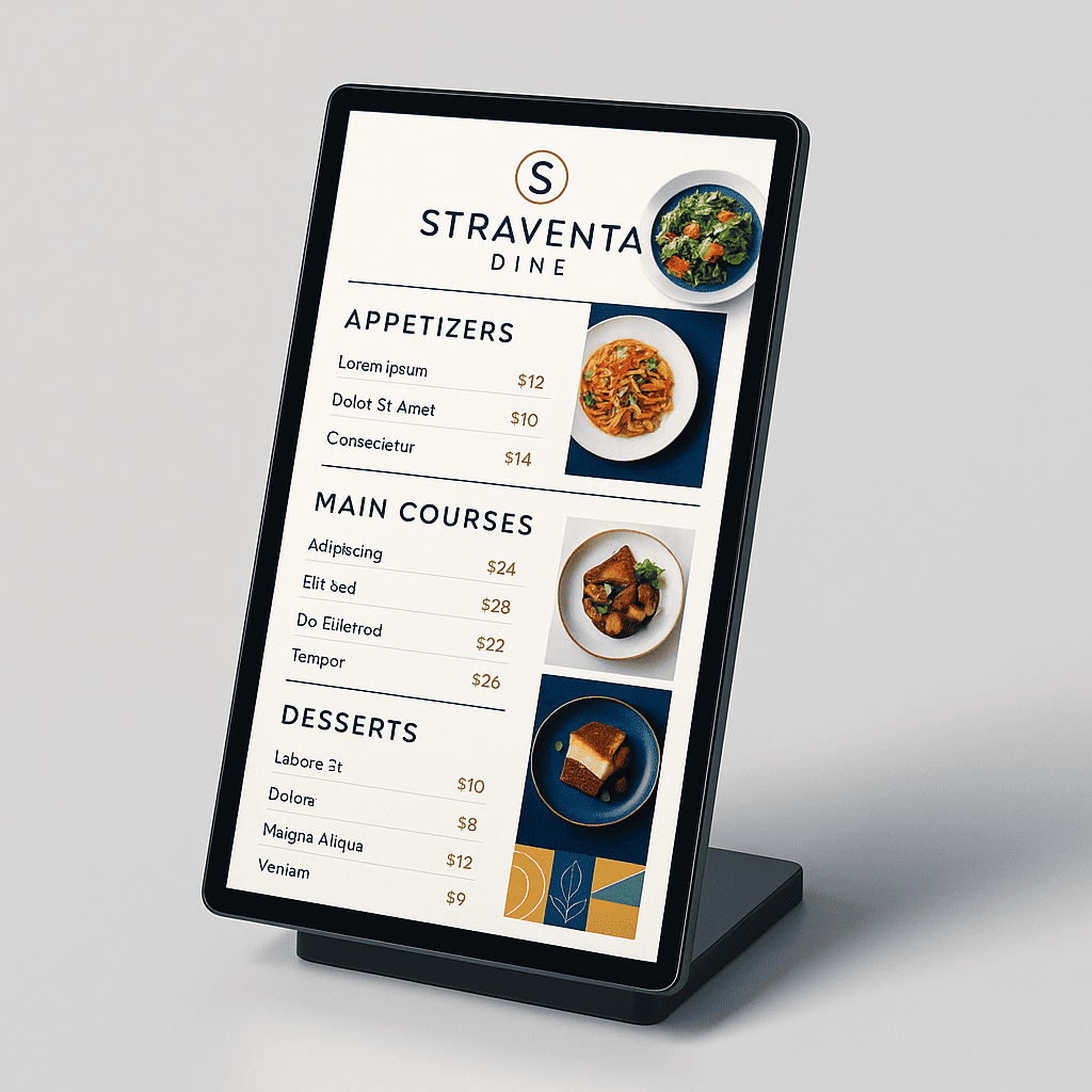 Digital Menu